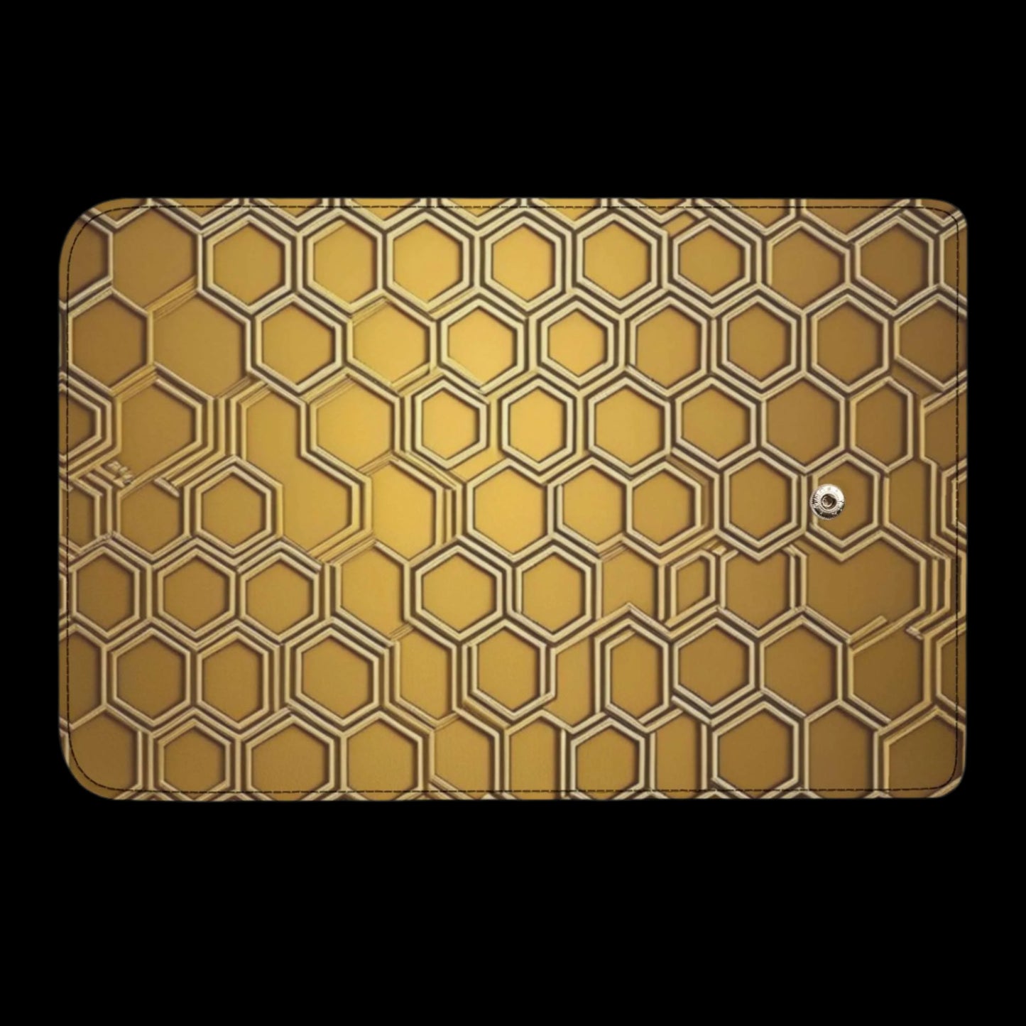 Honeycomb Durable Trifold Leather Clutch Wallet