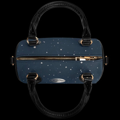 Space Lover Small Leather Satchel Handbag