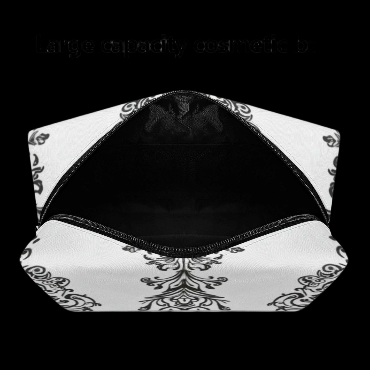 Royal Lace PU Leather Cosmetic Bag