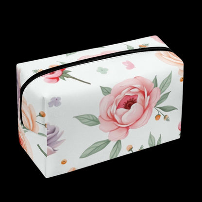 Floral PU Leather Cosmetic Bag Default Title