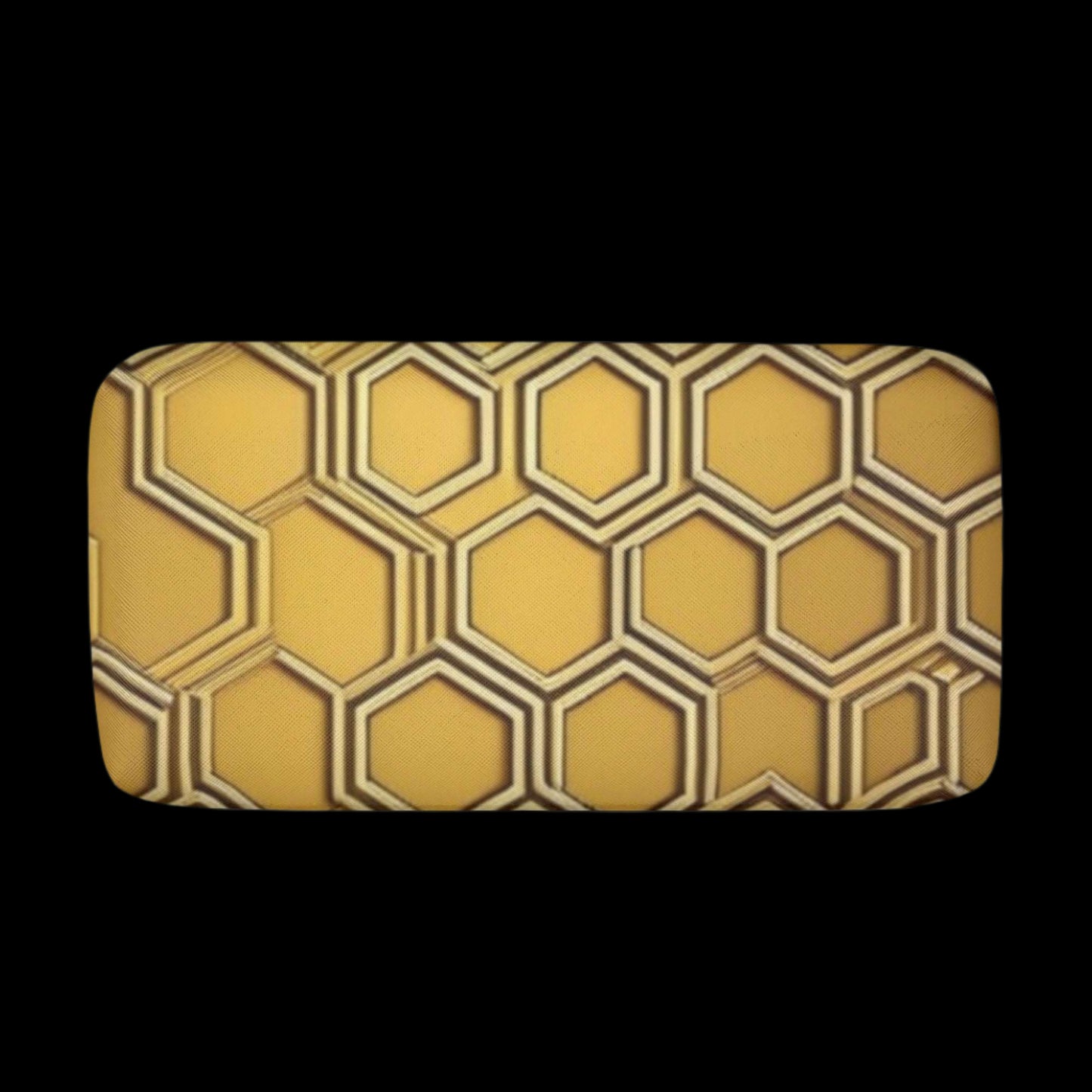 Honeycomb PU Leather Cosmetic Bag