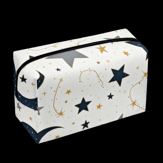 Stars PU Leather Cosmetic Bag Default Title