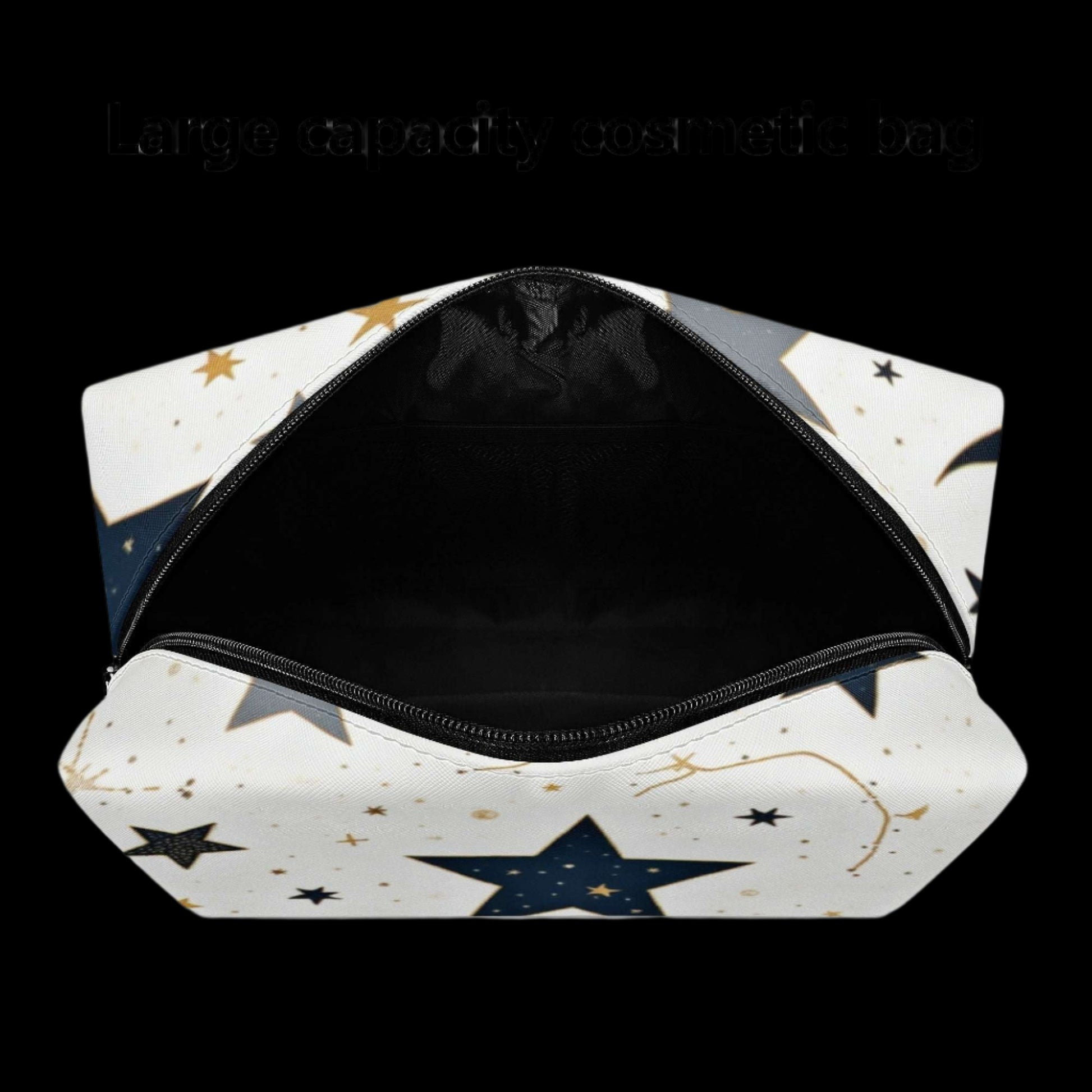 Stars PU Leather Cosmetic Bag