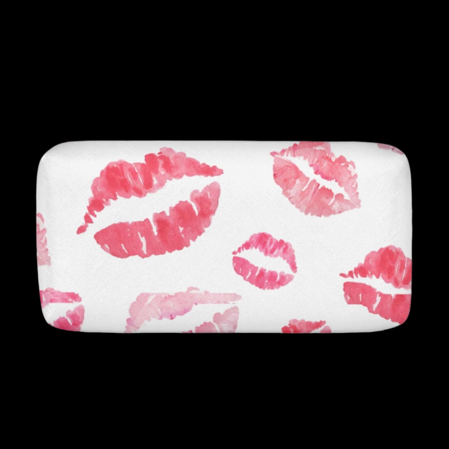 Lips PU Leather Cosmetic Bag