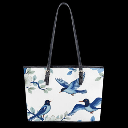 Elegant Blue Bird Tote