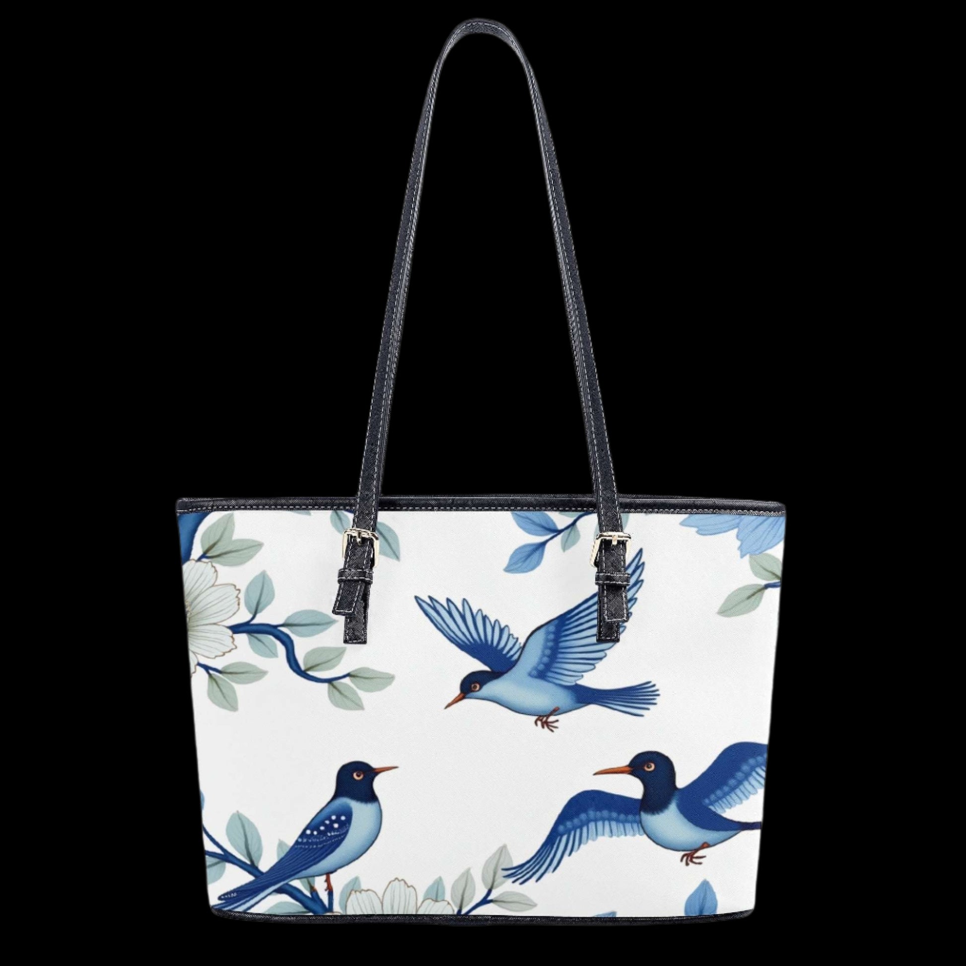 Elegant Blue Bird Tote