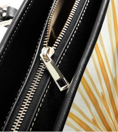 Luxury Sunburst Tote | Stylish Handbag with Stunning Radiant Design