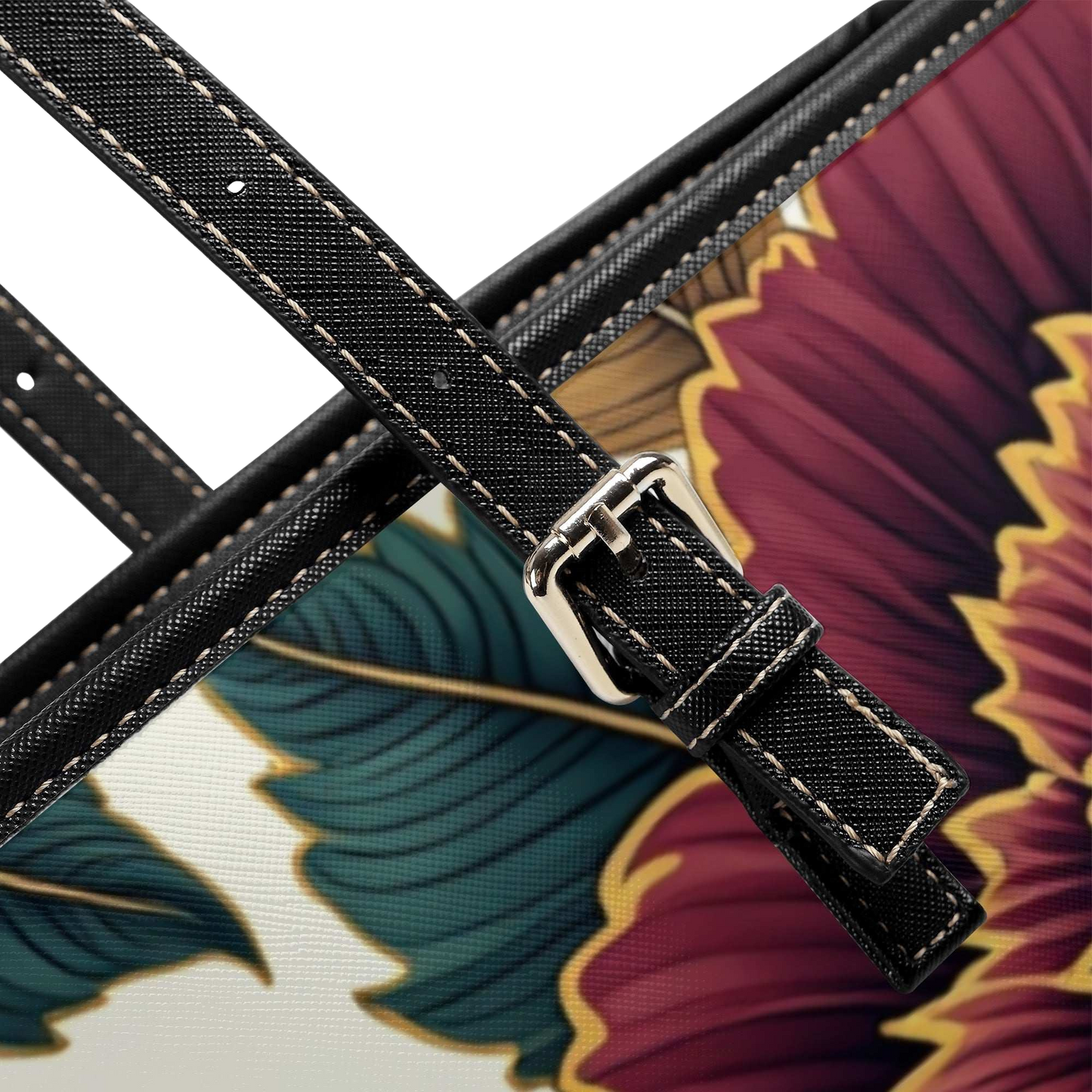 Luxury Baroque Blooms Tote | Sophisticated Handbag with Opulent Floral Design